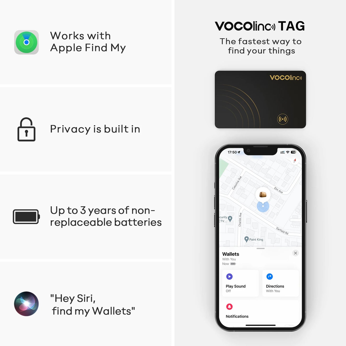 Wireless Wallet Tracking Card