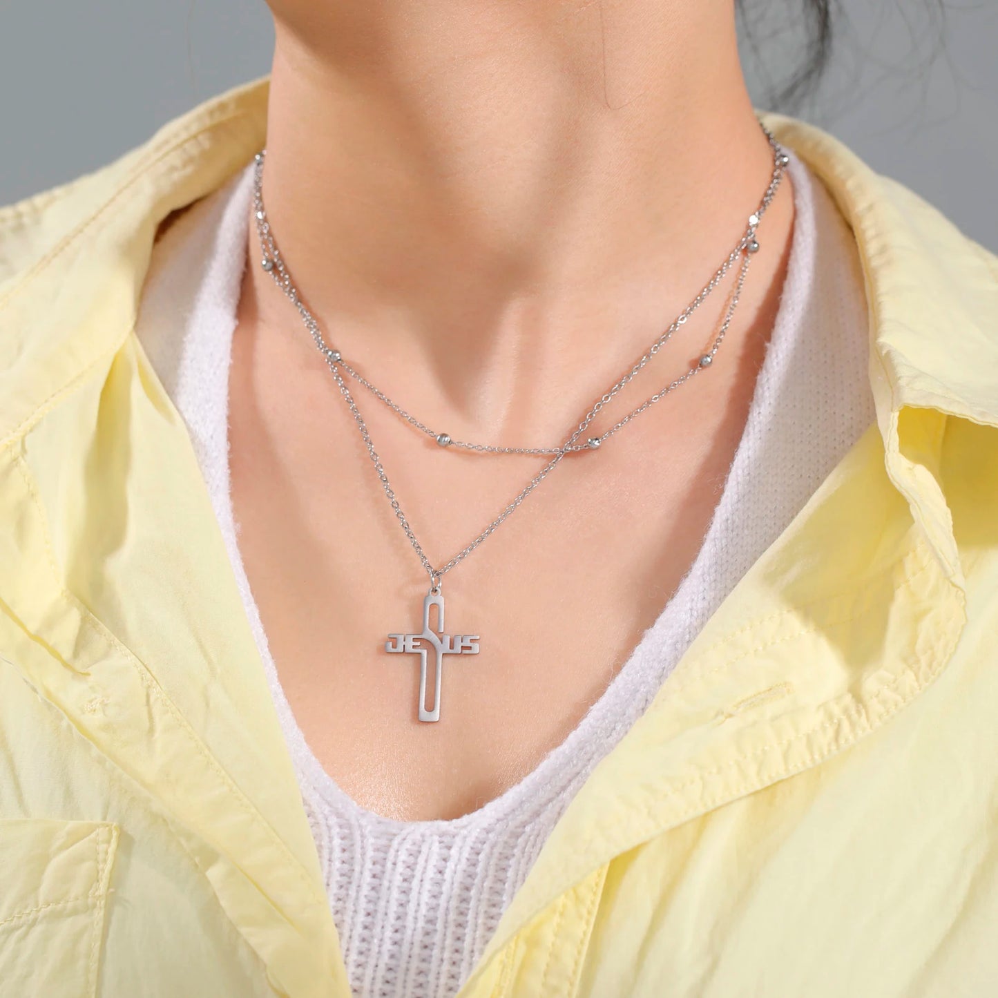 Jesus Cross Necklace